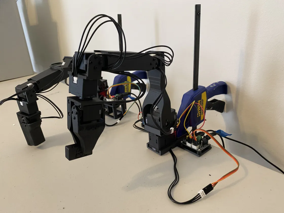 Koch v1.1 leader and follower arms Koch v1.1 leader and follower arms